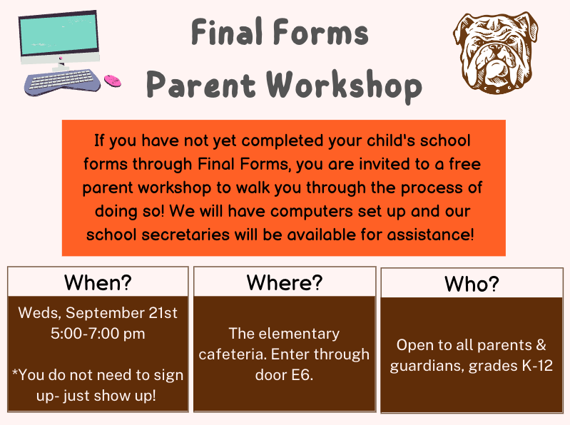Final Forms Parent Workshop