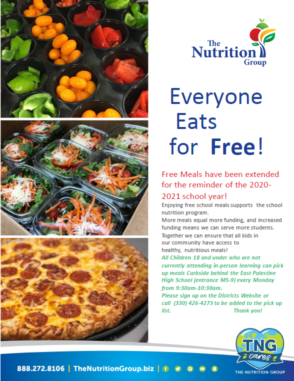 Free Student Meals Extended Through School Year
