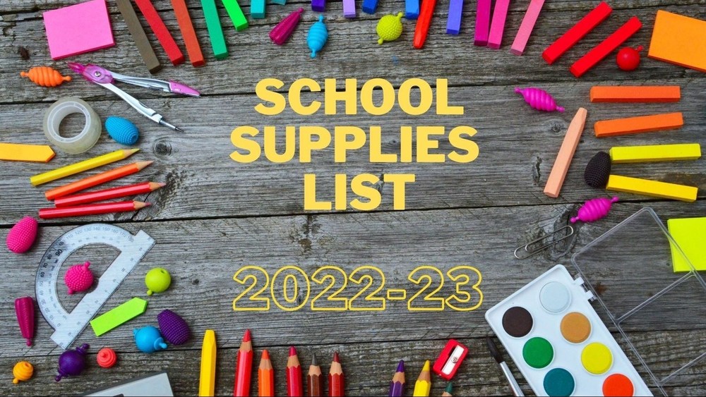22-23 EPMS School Supply Lists