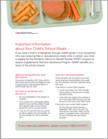 Important Information about Your Child's School Meals