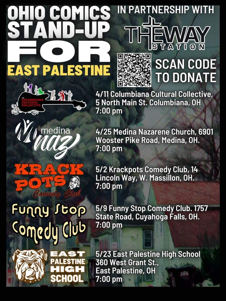 Ohio Comics Stand-Up for East Palestine
